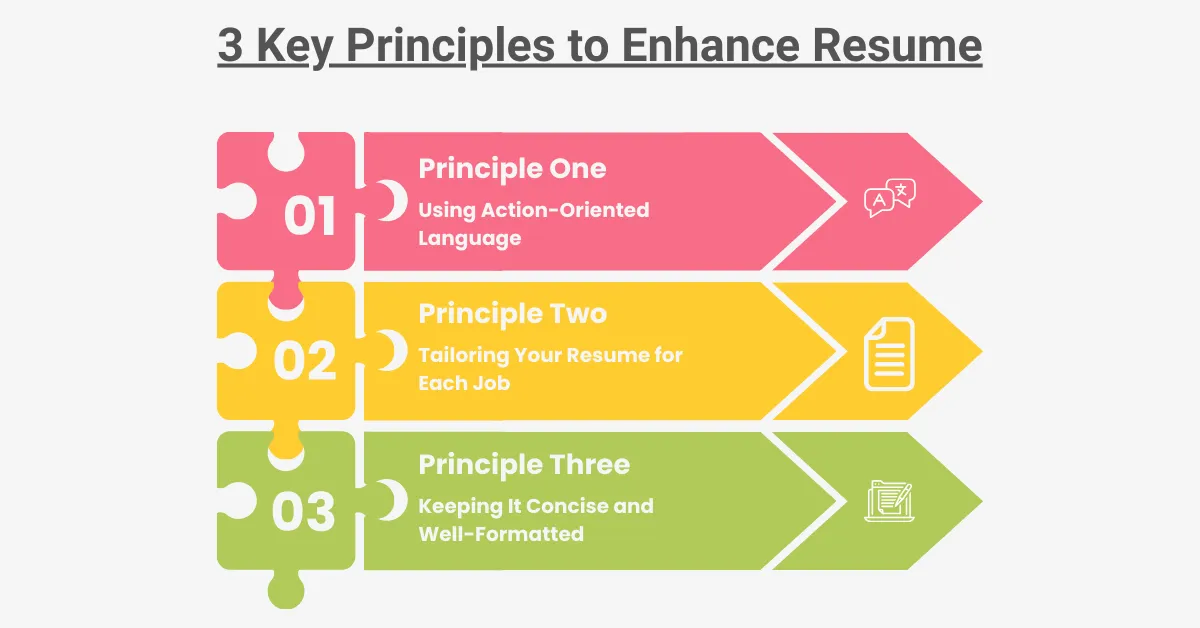 3 Key Principles to Enhance Resume